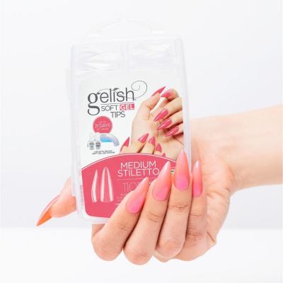 SOFT GEL TIPS - MEDIUM STILETTO (110 CT)