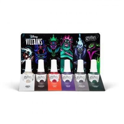 Collection Gelish Disney Villains - Display 6 pièces