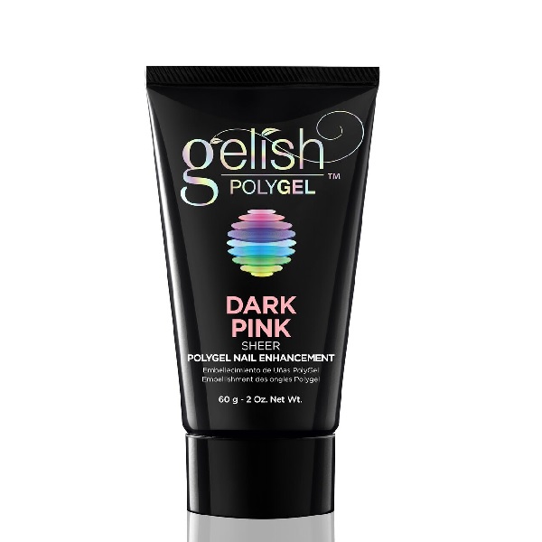 Gelish polygel dark pink
