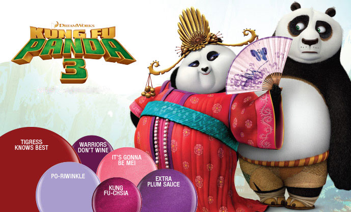 Harmony gelish kung fu panda 3 collection 2015 poster 03