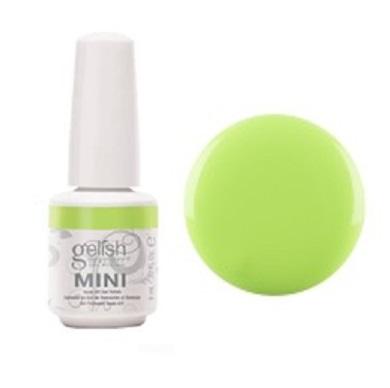 Lime all the time gelish mini diva nails