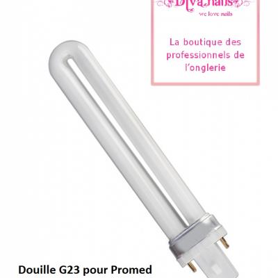 Promed ampoule bulbe de 9 Watt pour lampe UV tunnel Gel (G23)